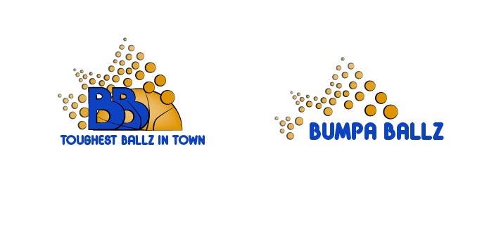 Kilpailutyö #67 kilpailussa                                                 Create a LOGO for business name "BUMPA BALLZ" & one for "BB" - include slogan "Toughest Ballz in town"
                                            