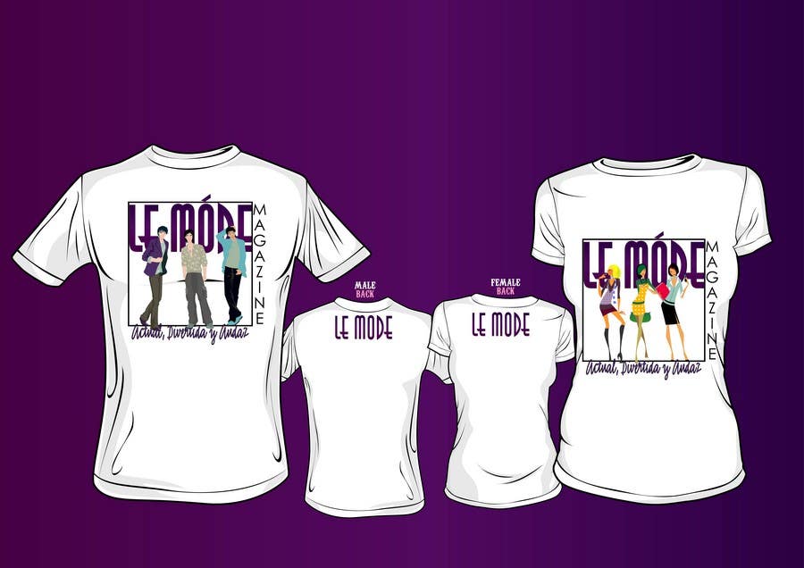 Contest Entry #15 for                                                 T-shirt Design for Le Mode Magazine
                                            