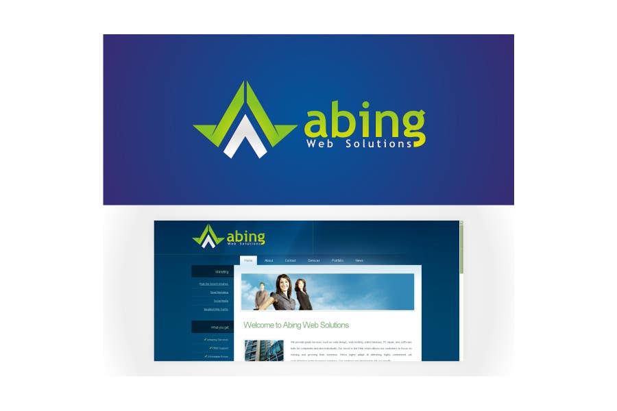 Participación en el concurso Nro.92 para                                                 Logo Design for Abing Web Solutions, LLC
                                            