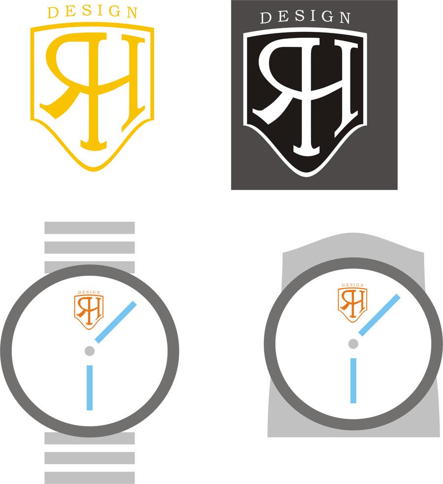 Proposition n°41 du concours                                                 Design eines Logos for RH DESIGN
                                            