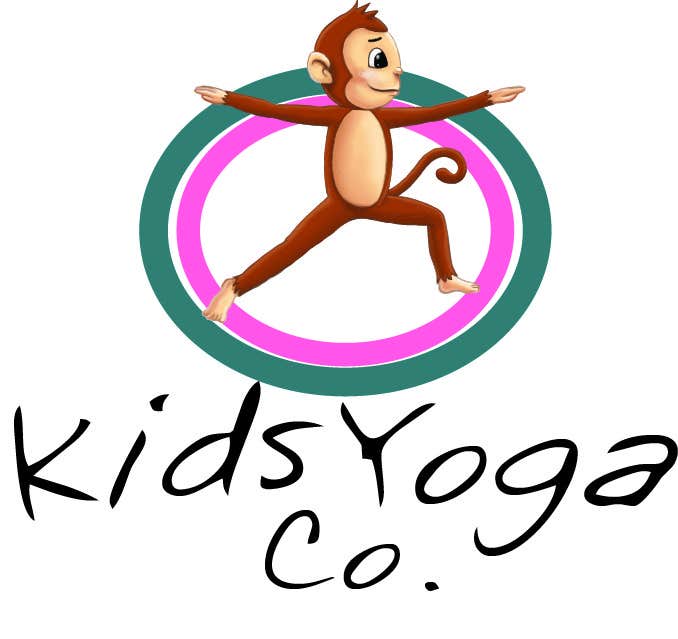 Penyertaan Peraduan #45 untuk                                                 Design a Logo for Kids Yoga using Monkey
                                            