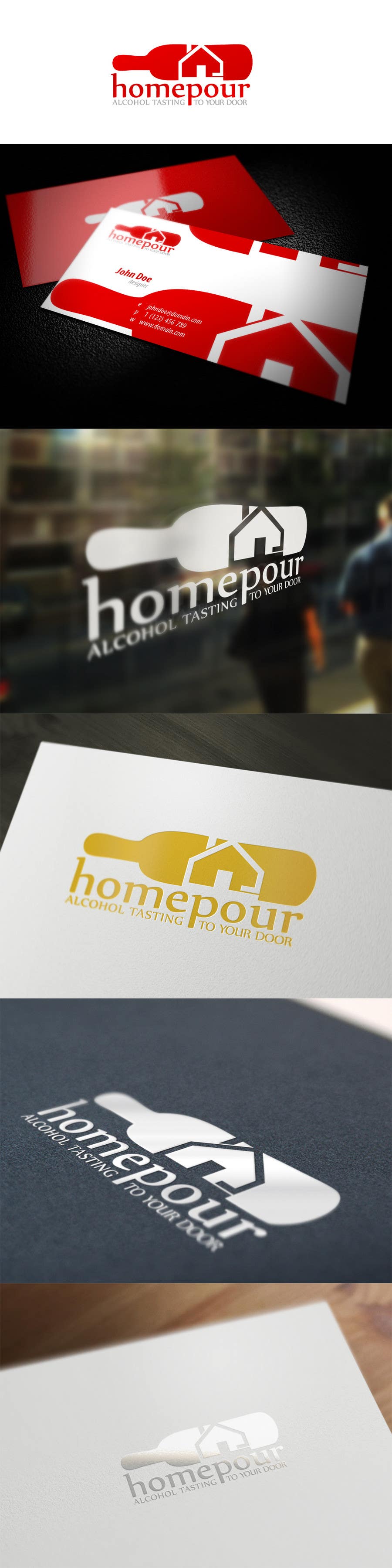 Contest Entry #30 for                                                 Graphic Design with Logo for Home Pour
                                            