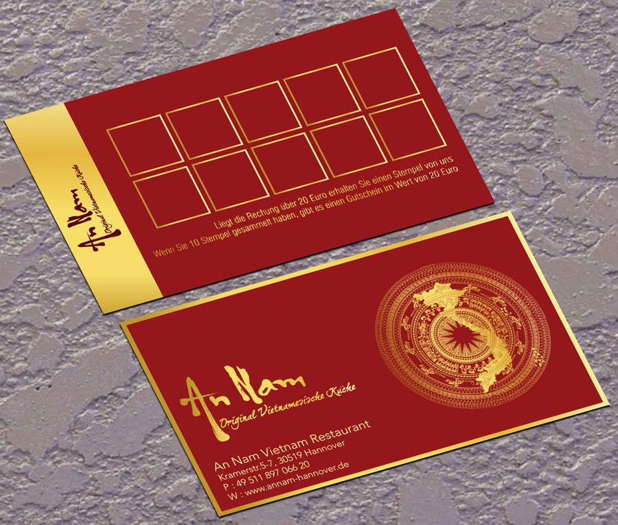Konkurrenceindlæg #24 for                                                 Design a Business Card for a restaurant ( 2 sides)
                                            