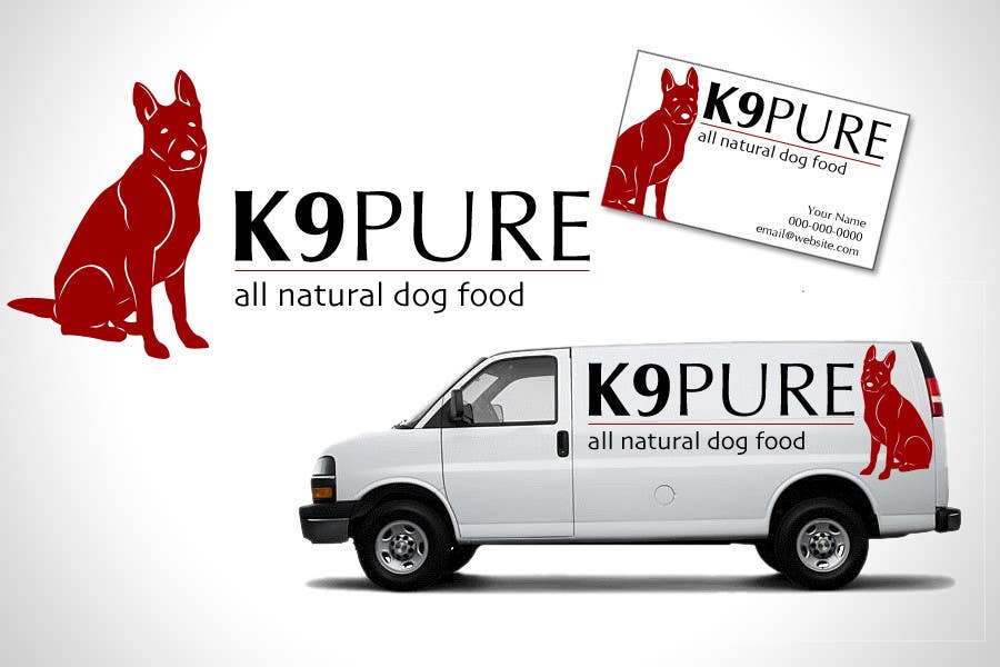 Kilpailutyö #73 kilpailussa                                                 Graphic Design / Logo design for K9 Pure, a healthy alternative to store bought dog food.
                                            