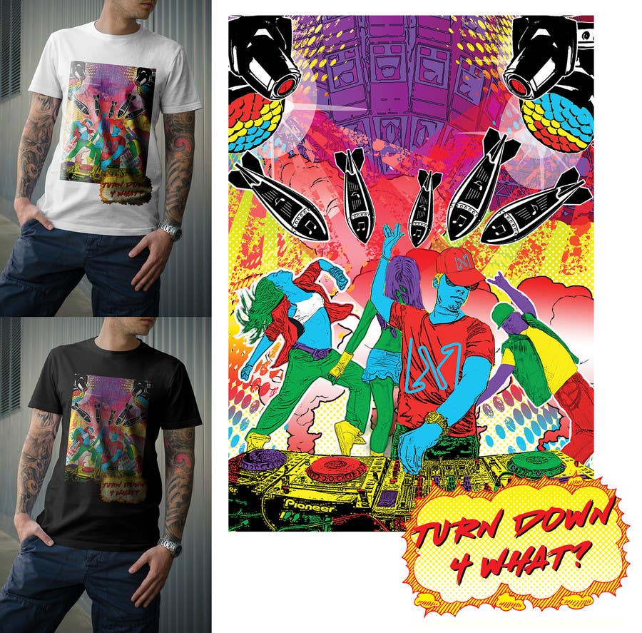Participación en el concurso Nro.34 para                                                 Design a T-Shirt with Deejay related theme
                                            