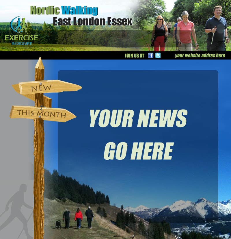 Contest Entry #31 for                                                 Design a Logo for Nordic Walking East London
                                            