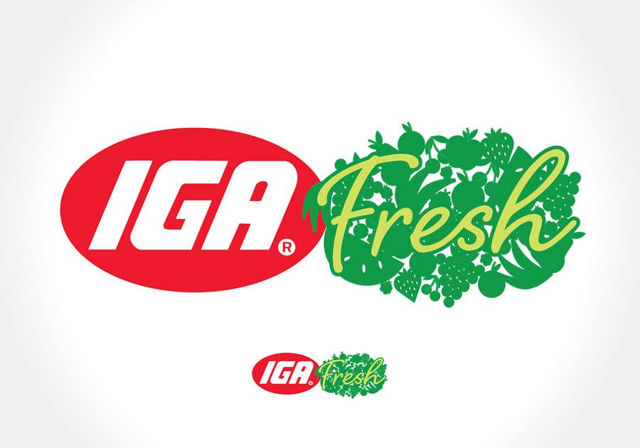 Tävlingsbidrag #94 för                                                 Logo Design for IGA Fresh
                                            