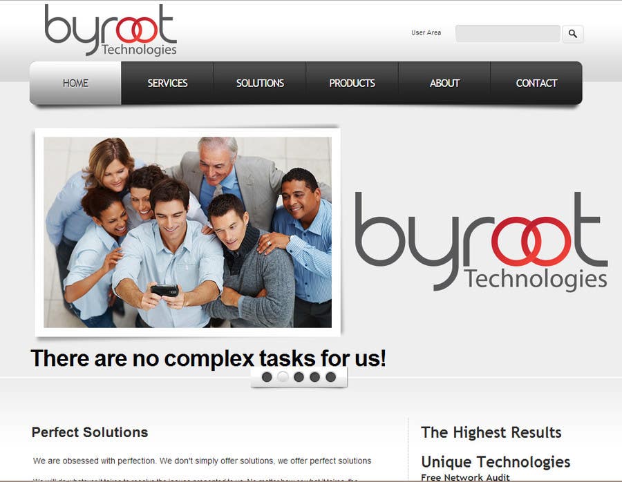 Kilpailutyö #72 kilpailussa                                                 Develop a Corporate Identity for byroot Technologies
                                            