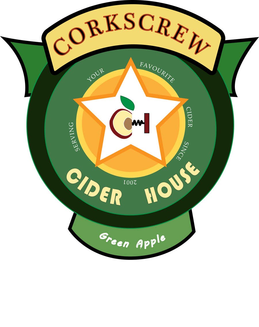 Konkurrenceindlæg #21 for                                                 Design a Logo for Corkscrew Cider House
                                            