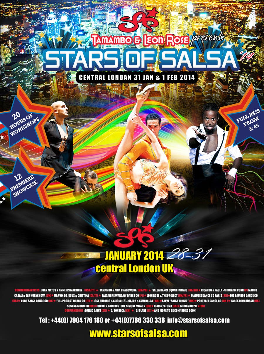 Konkurrenceindlæg #19 for                                                 Stars Of Salsa '14 - The UK Latin Dance Festival
                                            