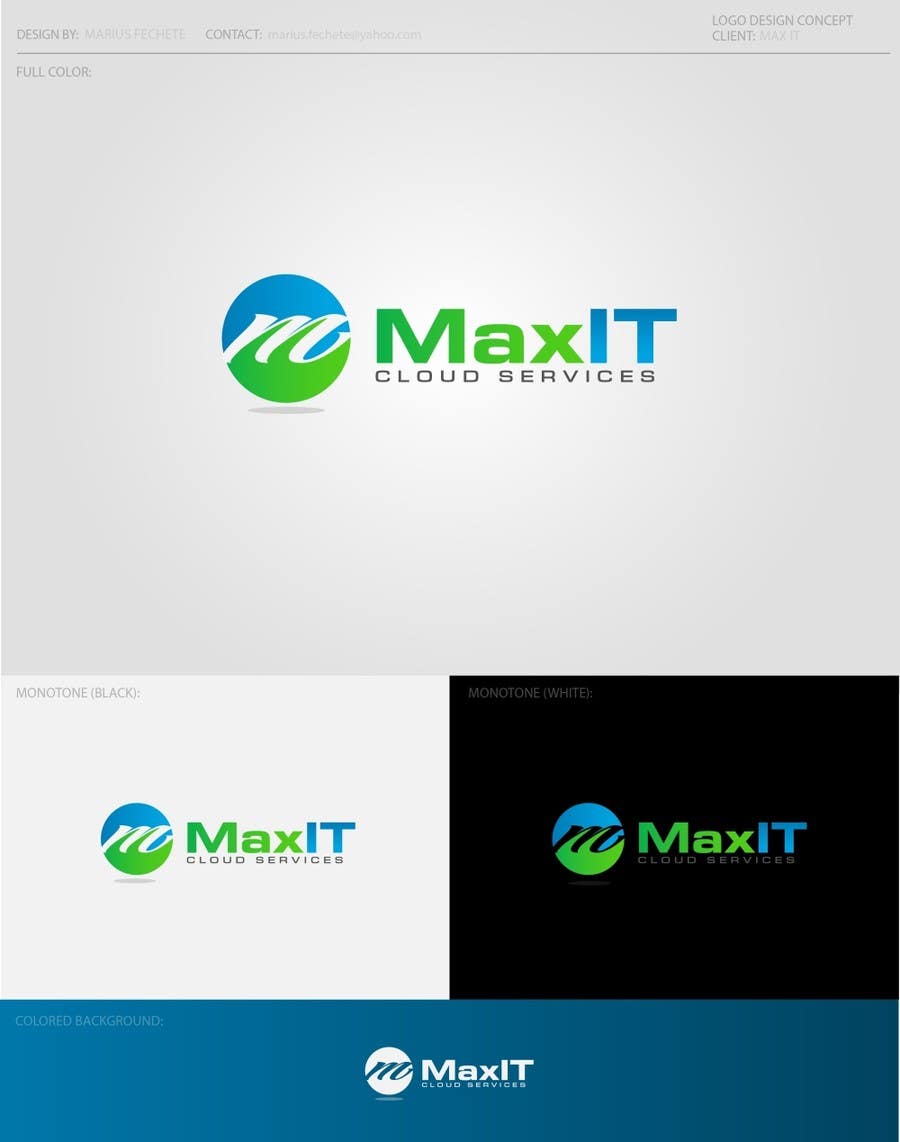 Konkurrenceindlæg #169 for                                                 Design a Logo for MaxIT
                                            