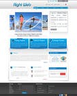  Flight website design - One page için Graphic Design2 No.lu Yarışma Girdisi