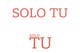 Kilpailutyön #86 pienoiskuva kilpailussa                                                     Design a Logo for " SOLO TU " woman shop
                                                
