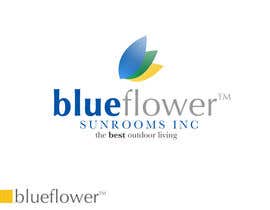 #101 para Logo Design for Blueflower TM Sunrooms Inc.  Windscreen/Sunrooms screen reduces 80% wind on deck por jw92189