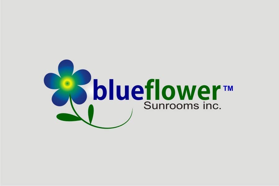 Contest Entry #247 for                                                 Logo Design for Blueflower TM Sunrooms Inc.  Windscreen/Sunrooms screen reduces 80% wind on deck
                                            