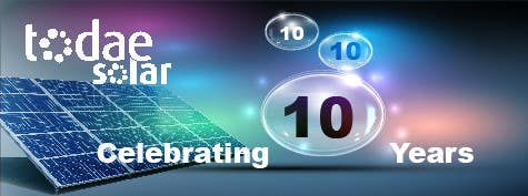 Penyertaan Peraduan #12 untuk                                                 Develop 10th Birthday Concept for Solar Company
                                            