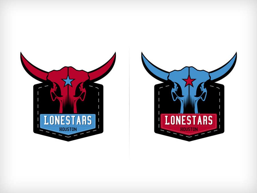 Kilpailutyö #8 kilpailussa                                                 Logo Design for Houston Lonestars Australian Rules Football team
                                            
