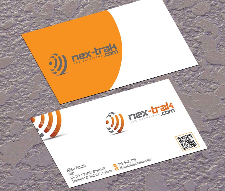 Participación en el concurso Nro.7 para                                                 Design some Business Cards for Nex-Trak.com
                                            