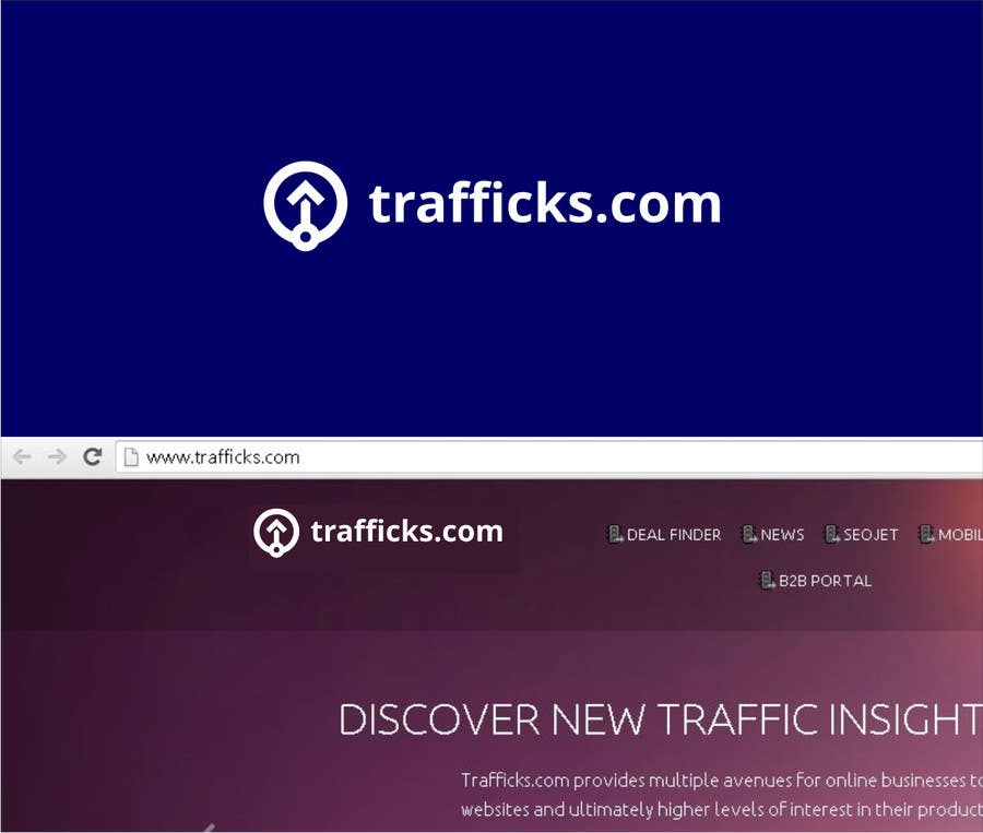 Bài tham dự cuộc thi #96 cho                                                 Trafficks.com Logo
                                            