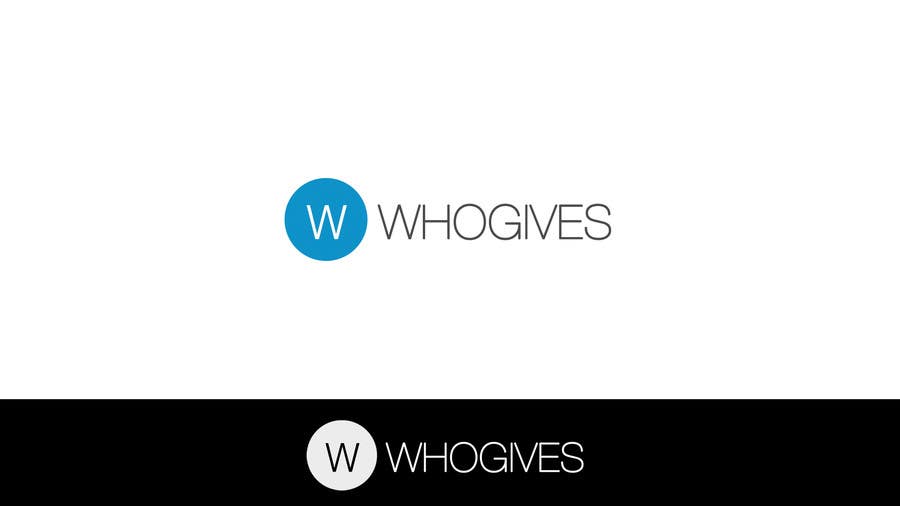 Bài tham dự cuộc thi #142 cho                                                 Logo Design for WHOGIVES
                                            