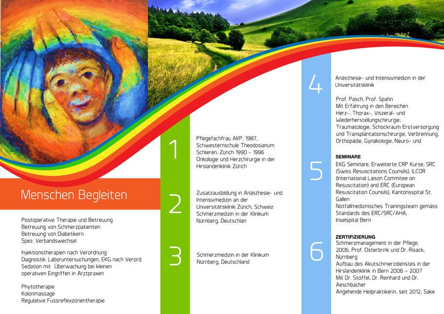 Konkurrenceindlæg #1 for                                                 Design a Brochure for my Company "Medical-Care Boeglin"
                                            