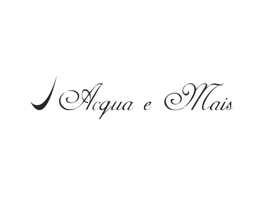 Příspěvek č. 19 do soutěže                                                 Acqua e Mais -> is the name of the company. please follow the style on the image attached
                                            