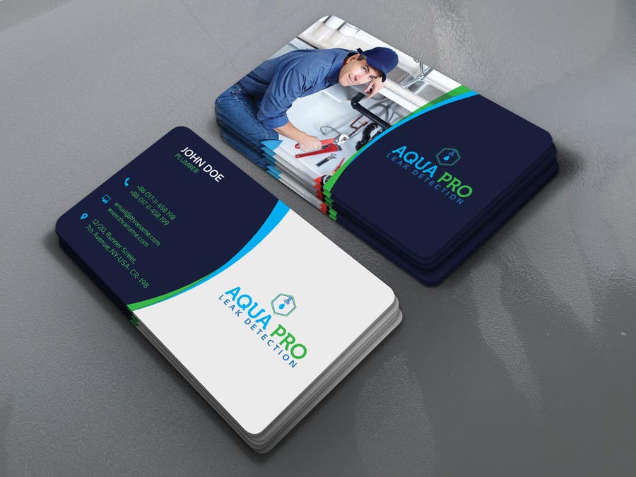 Příspěvek č. 39 do soutěže                                                 Design a Logo and Business Card for a Leak Detection Company for Water Leaks (Similar to Plumber) Up to 2 Winners
                                            