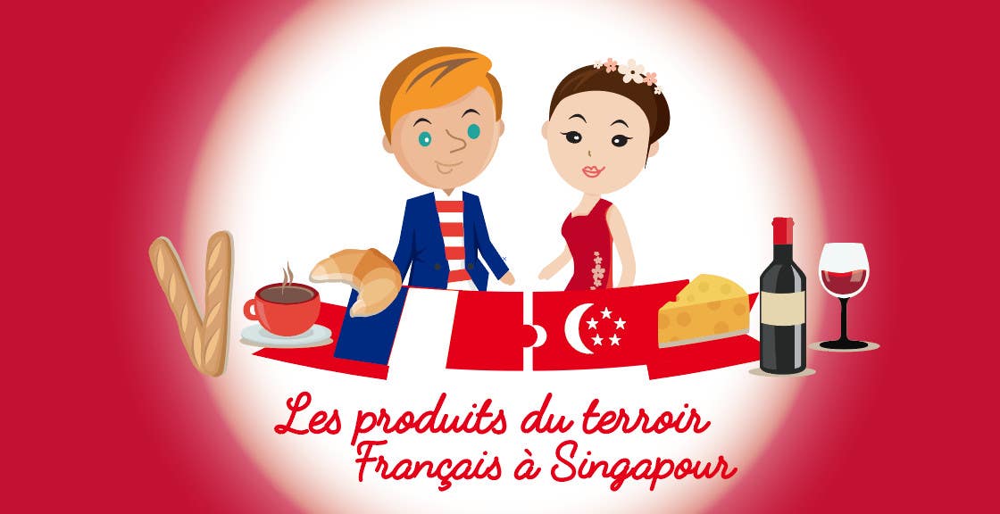 Proposition n°7 du concours                                                 Illustrer le concept suivant : Les produits du terroir Français à Singapour
                                            