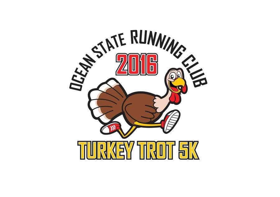 Natečajni vnos #9 za                                                 Ocean State Run Club Turkey Trot 5K  Logo
                                            