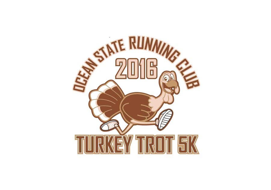 Natečajni vnos #10 za                                                 Ocean State Run Club Turkey Trot 5K  Logo
                                            