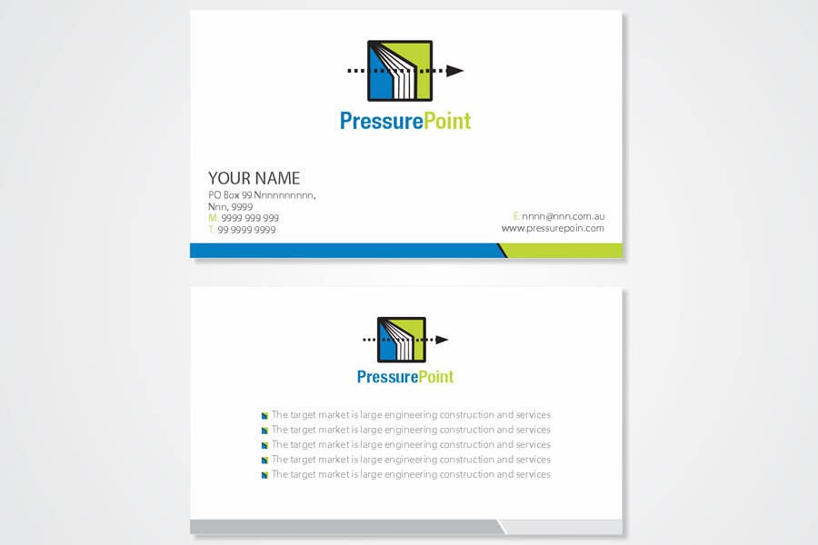 Inscrição nº 171 do Concurso para                                                 Business Card Design for Pressurepoint
                                            