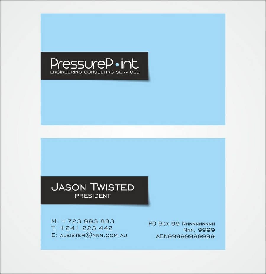 Contest Entry #99 for                                                 Business Card Design for Pressurepoint
                                            