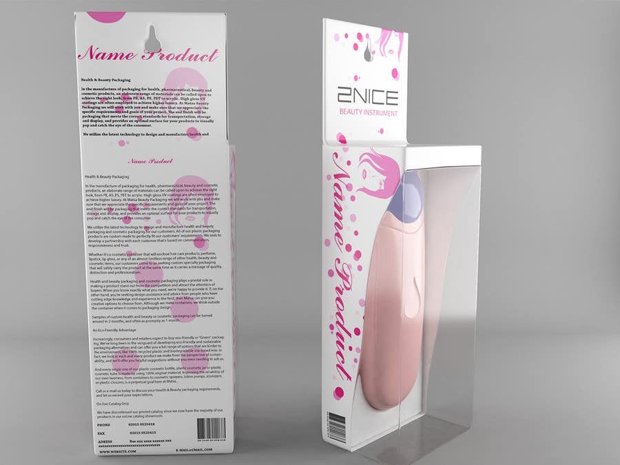 Kilpailutyö #27 kilpailussa                                                 Package design for beauty products
                                            