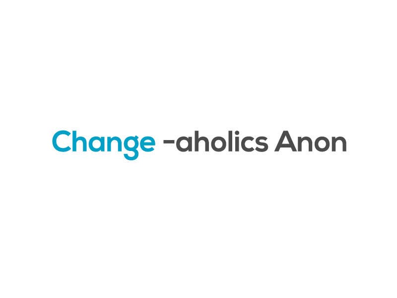 Participación en el concurso Nro.19 para                                                 Change -aholics Anon Logo Design
                                            