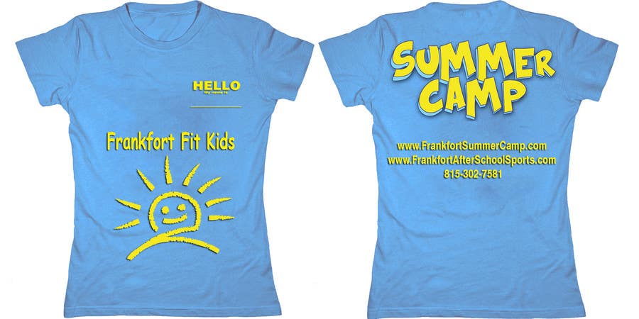 Příspěvek č. 24 do soutěže                                                 Kids Summer Camp T shirt design
                                            