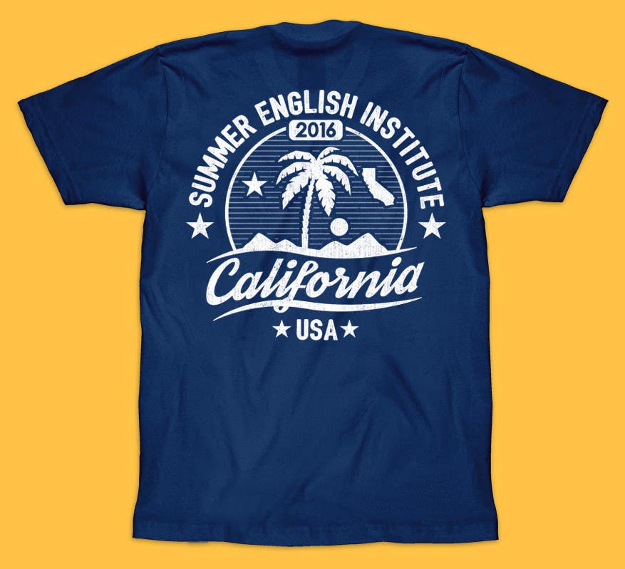 ผลงานการประกวด #51 สำหรับ                                                 California English Camp back of t-shirt design
                                            