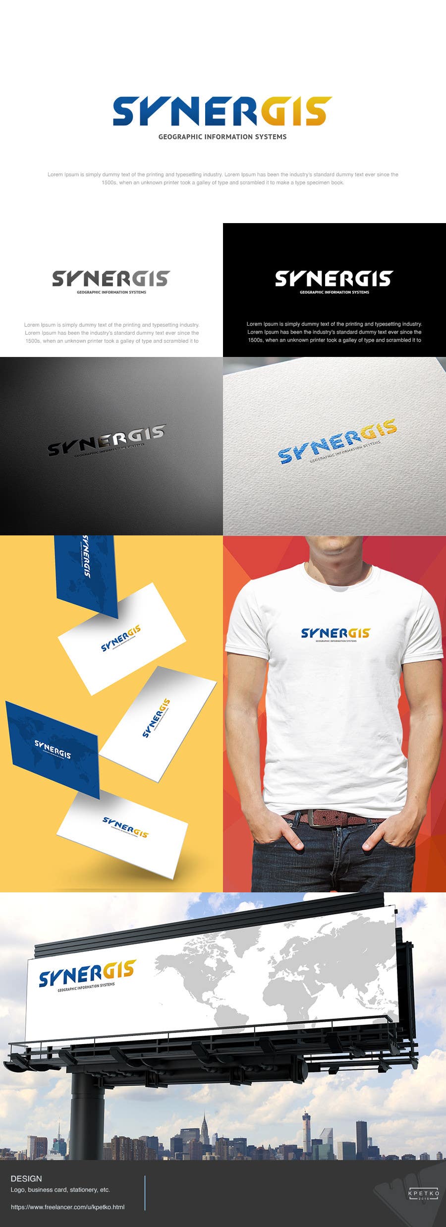 Příspěvek č. 11 do soutěže                                                 Design a logo for SynerGIS
                                            