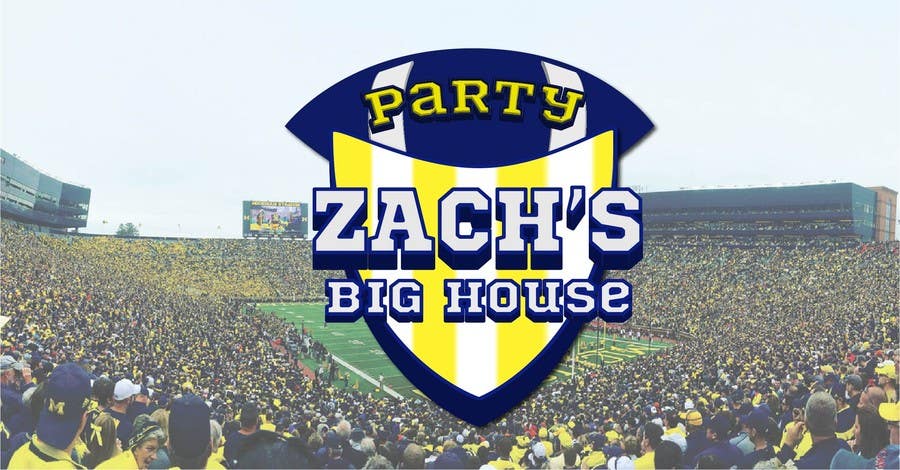 Participación en el concurso Nro.29 para                                                 Zach Michigan Tailgate Football Logo
                                            