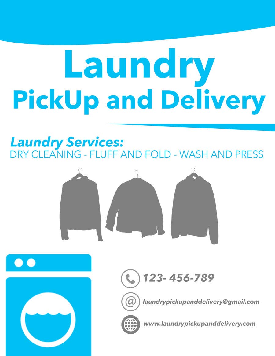 Contest Entry #3 for                                                 Flyer Design for PickUp and Delivery -- 1
                                            