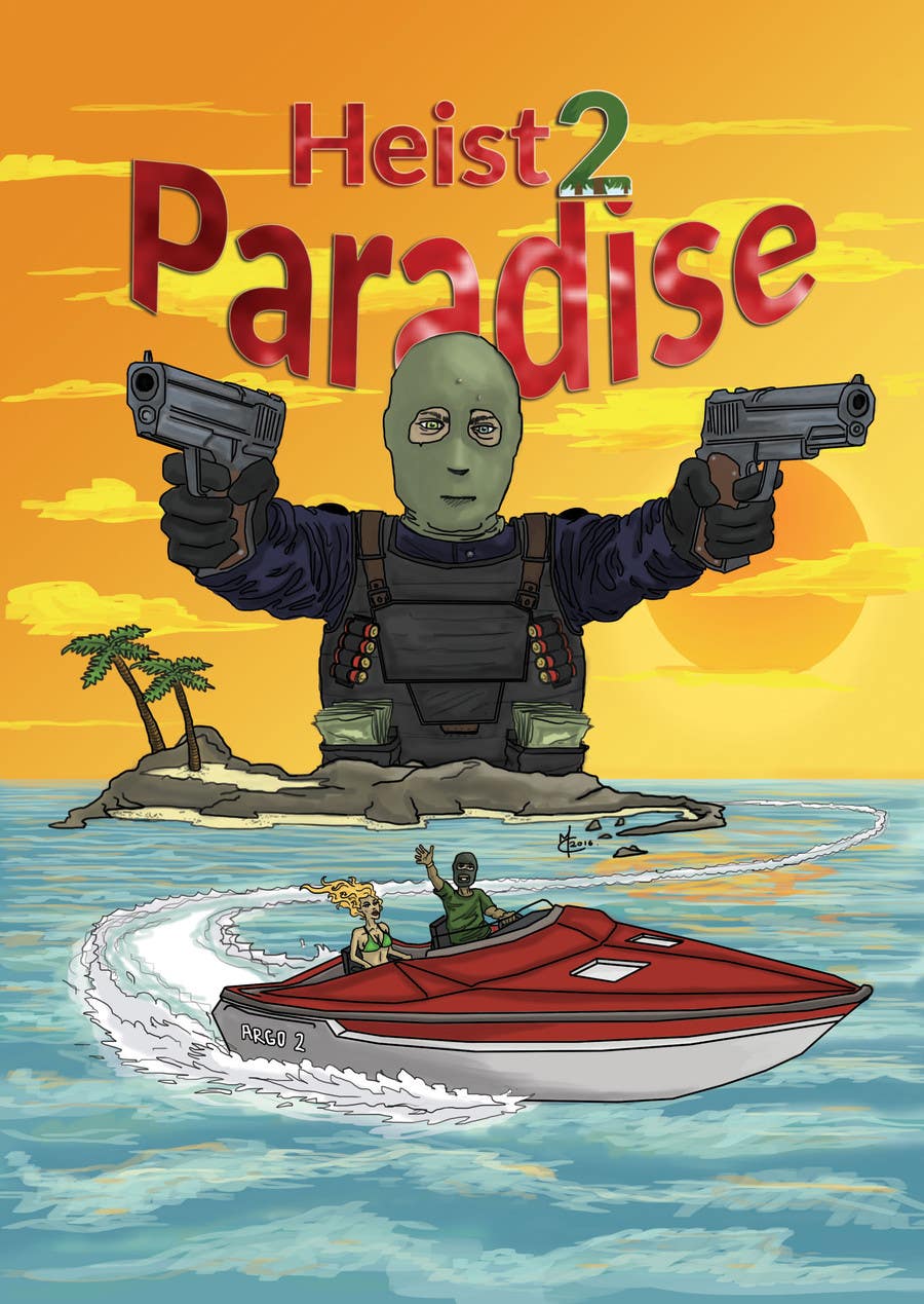ผลงานการประกวด #3 สำหรับ                                                 Need Title Designed for Heist to Paradise
                                            