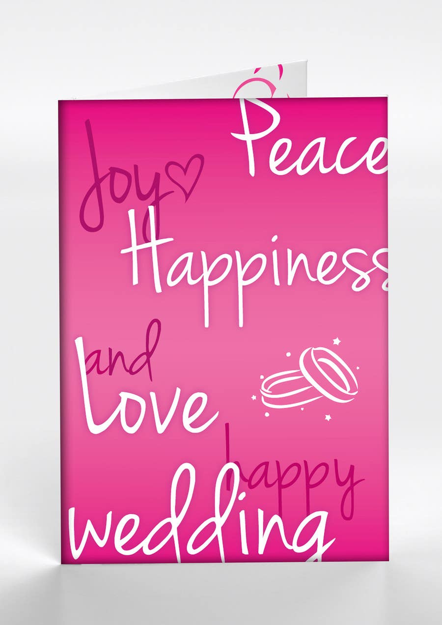 Bài tham dự cuộc thi #27 cho                                                 Design some Stationery for a Wedding Greeting Card - repost
                                            