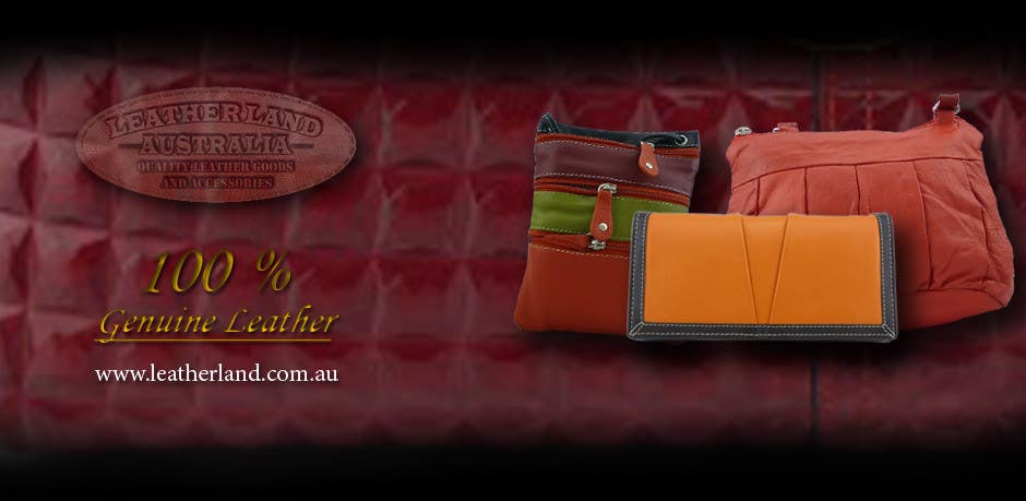 Contest Entry #31 for                                                 Design a Banner for Leather Wallets and Bags Website
                                            
