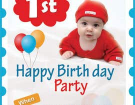 #58 for Design some Stationery for Baby 1st Birthday Invitation by mydZnecoz