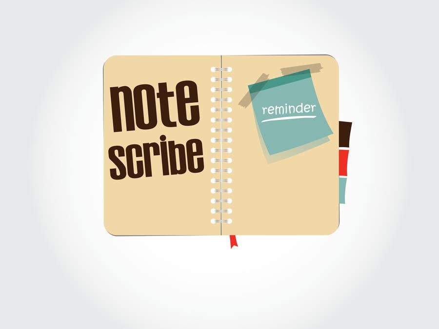Penyertaan Peraduan #197 untuk                                                 Design a Logo for NoteScribe
                                            