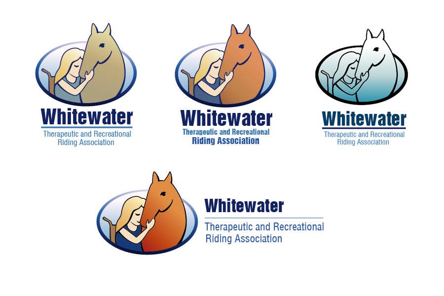 Penyertaan Peraduan #71 untuk                                                 Logo Design for Whitewater Therapeutic and Recreational Riding Association
                                            