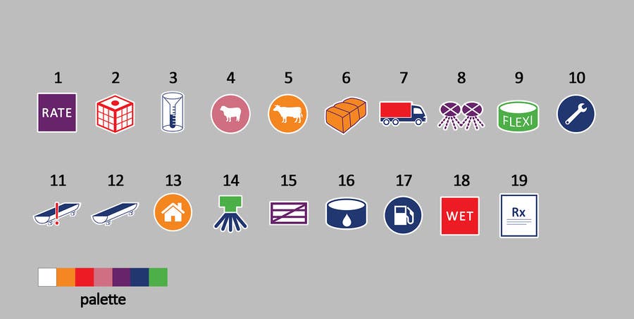 Participación en el concurso Nro.10 para                                                 Design  additional small icons which match in with our original icons
                                            