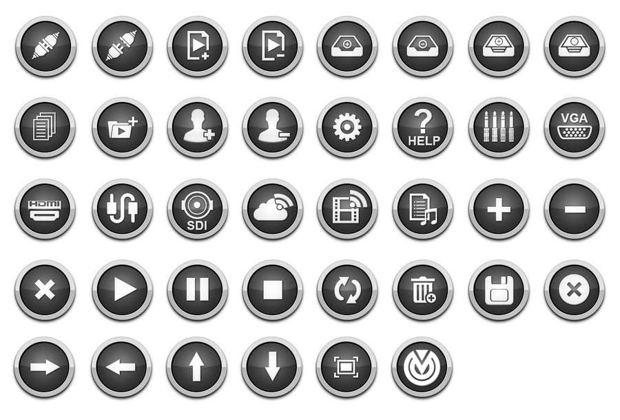 Kilpailutyö #39 kilpailussa                                                 3D Icon Set for an application
                                            