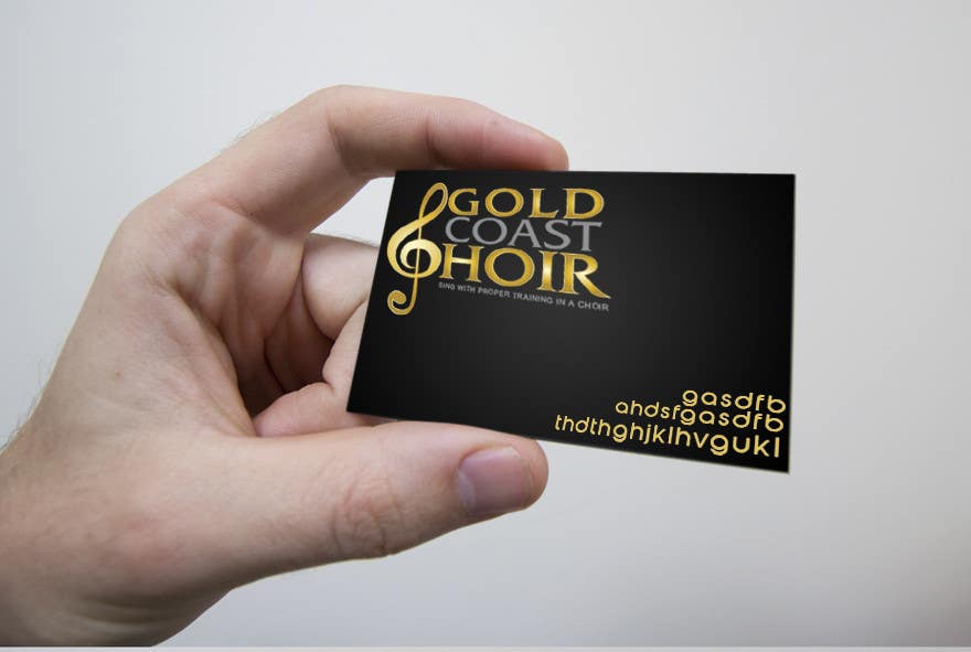 Participación en el concurso Nro.221 para                                                 Logo Design for Gold Coast Choir
                                            