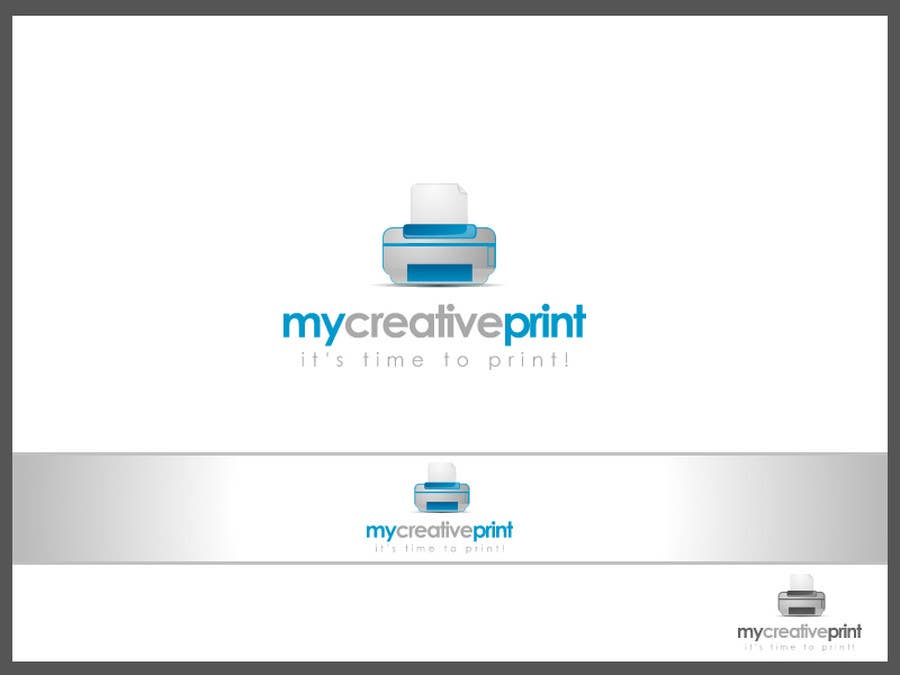 Tävlingsbidrag #1 för                                                 Logo Design for mycreativeprint.com
                                            