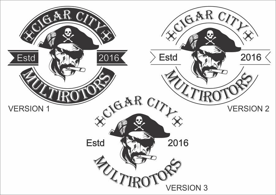 Kilpailutyö #39 kilpailussa                                                 LOGO DESIGN FOR "CIGAR CITY MULTIROTORS"
                                            